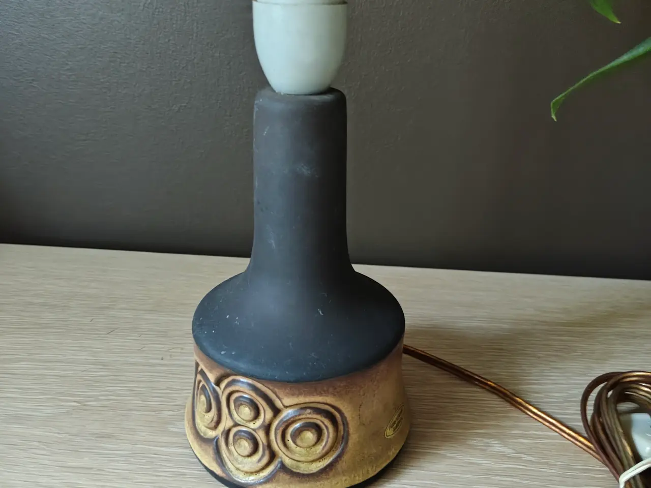 Billede 1 - Fin Frank keramik bordlampe