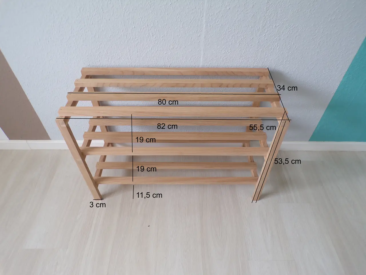 Billede 9 - Skoreol 34 x 56 x 82cm