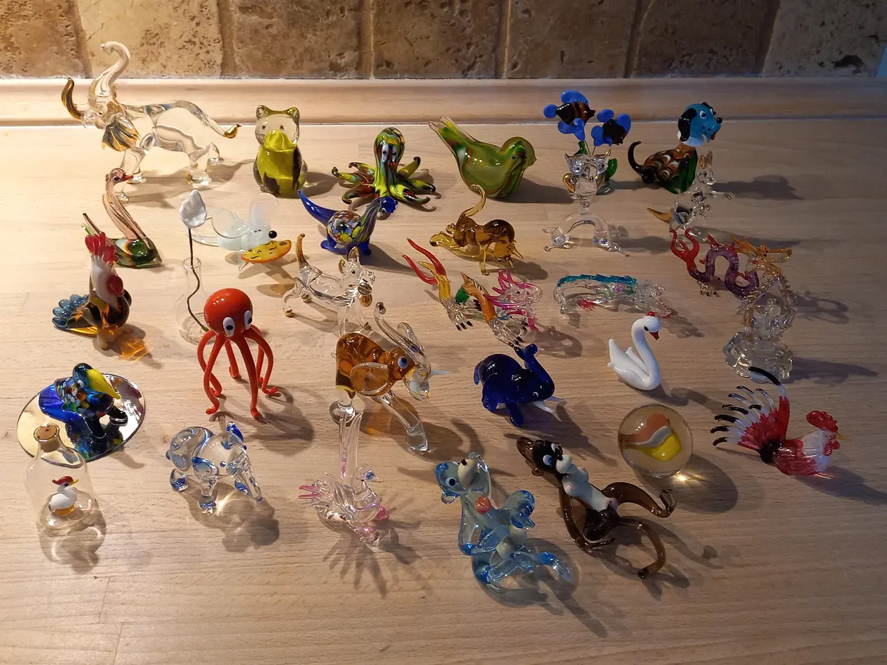 Billede 1 - Samlet salg af glasdyr. Store og små