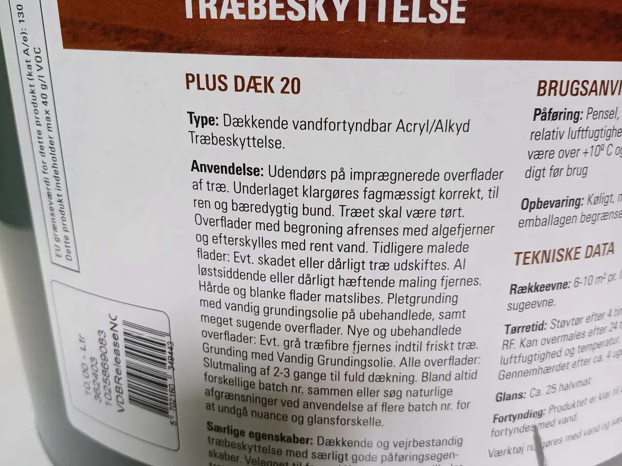 Billede 3 - Træbeskyttelse glans 20