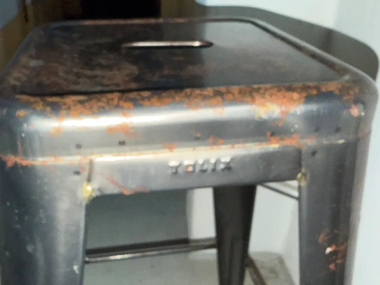 Billede 3 - Flot tolix barstol med patina