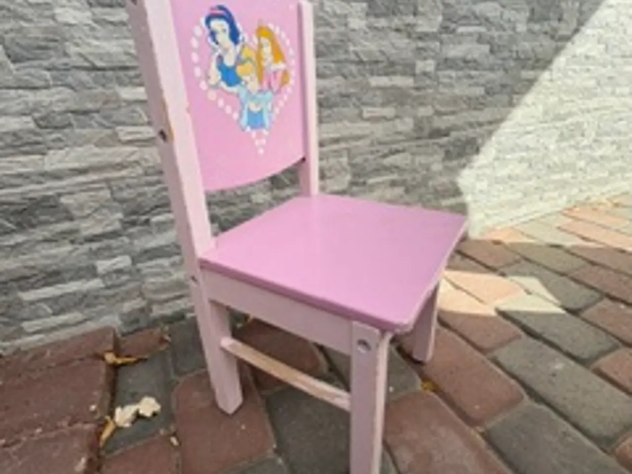 Billede 2 - Prinsesse stol med patina / bud gerne