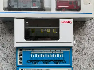 Märklin vogne, 4 stk i original emballage