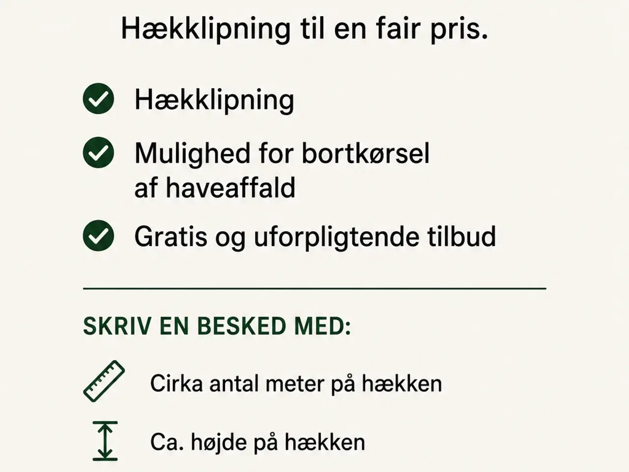Billede 1 - Hækklipning Ribe og omegn