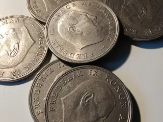 Danske 5 kr`s mønter