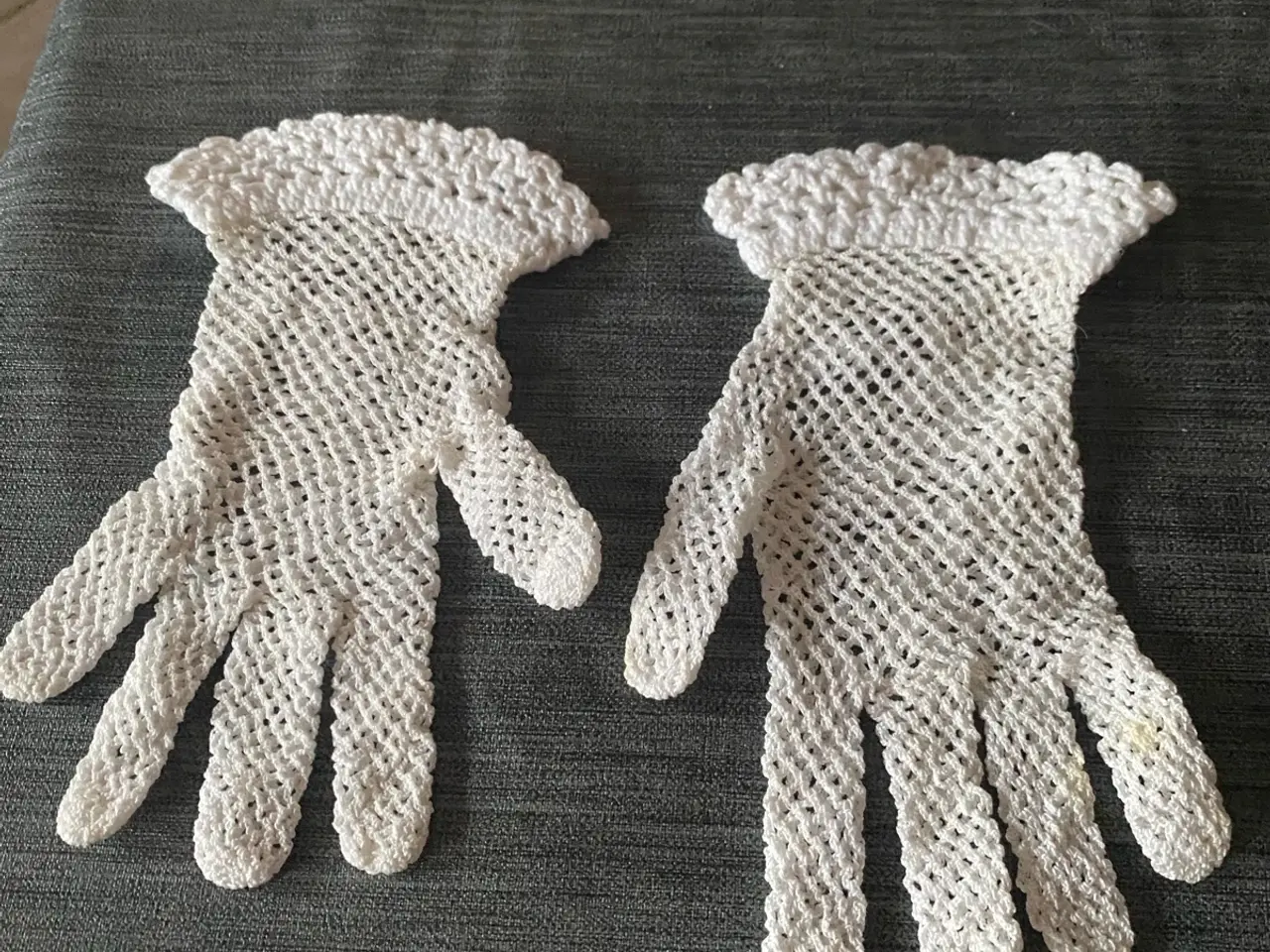 Billede 1 - Flotte hæklede handsker