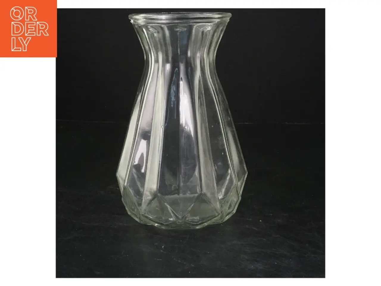 Billede 1 - Glasvase (str. 18x12 cm)
