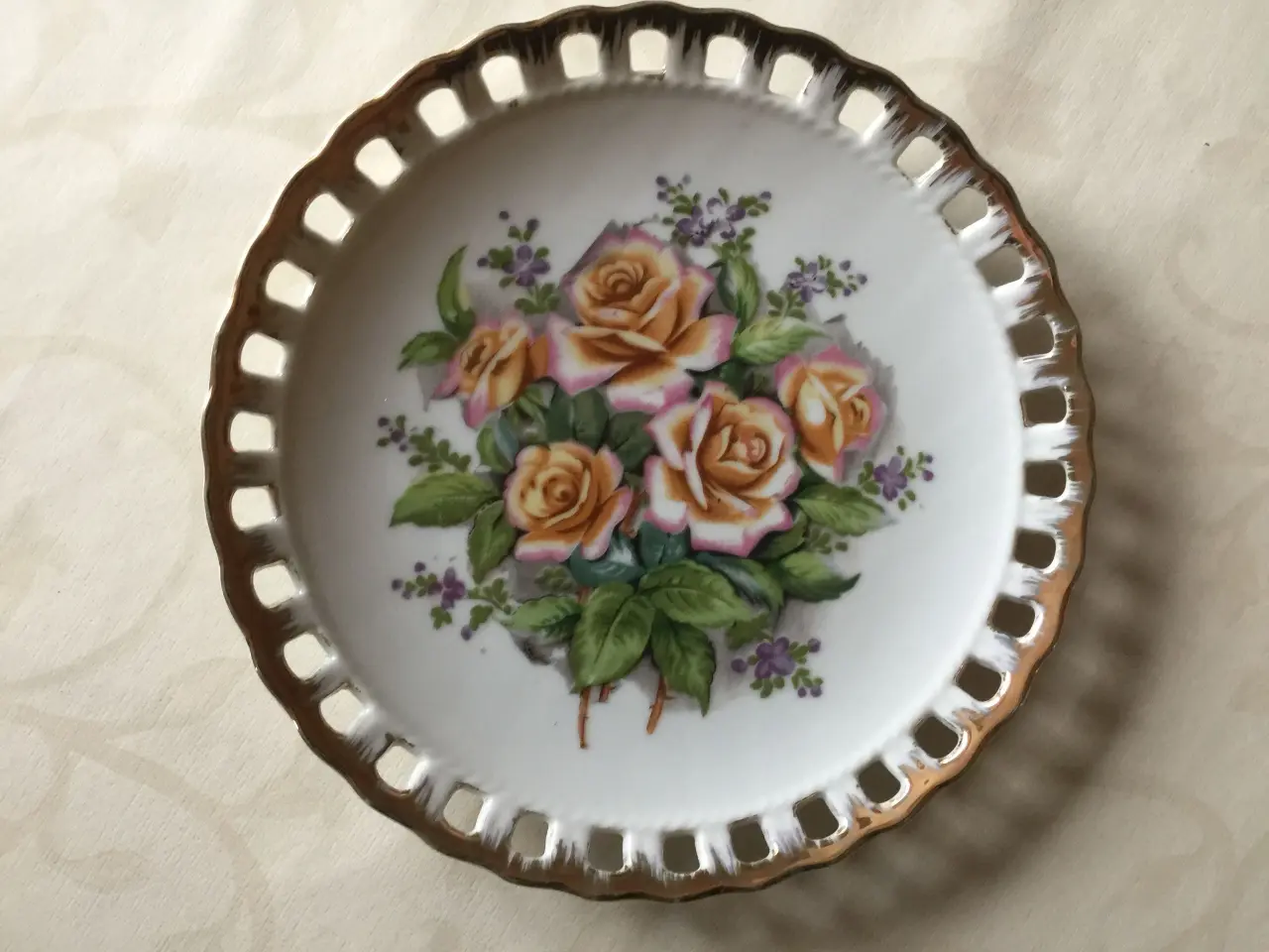 Billede 1 - Platte med blomster