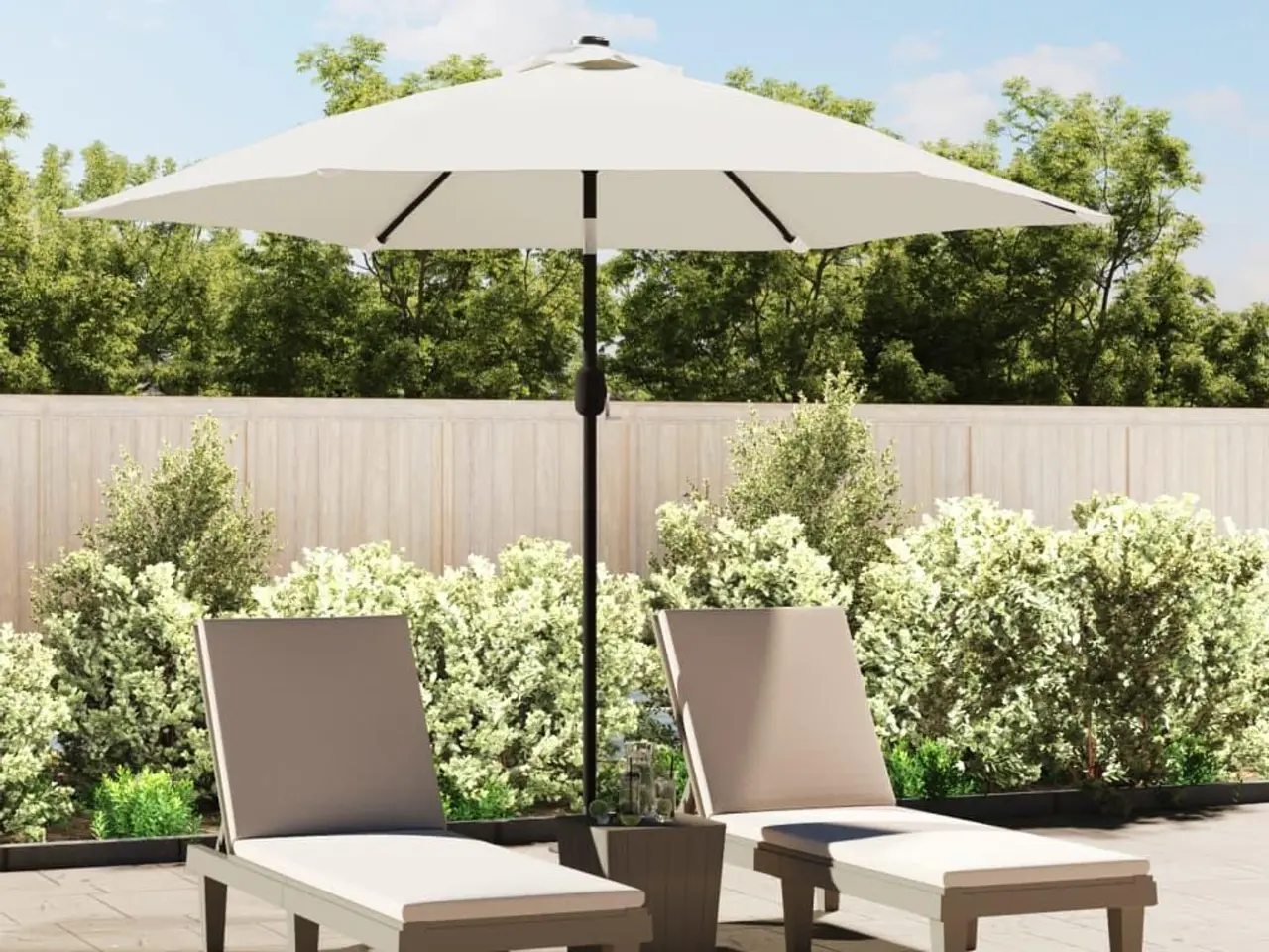 Billede 1 - Udskiftningsdug til parasol 300 cm sandfarvet