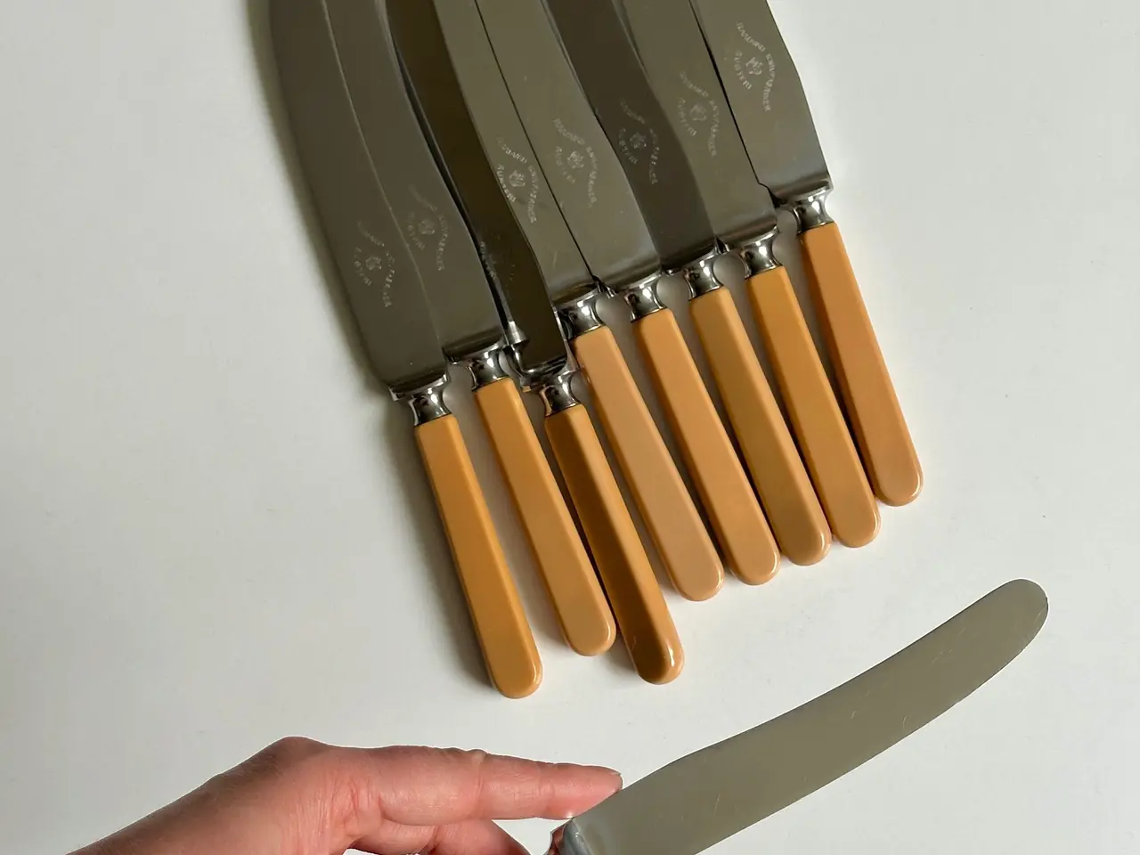 Billede 3 - Raadvad bordknive, 9 stk samlet