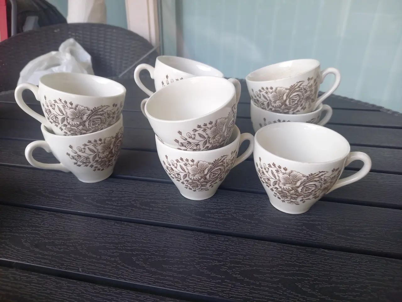 Billede 2 - Vintage Engelsk Te kopper "Jardiniere"