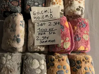 mini tæpper pote på 