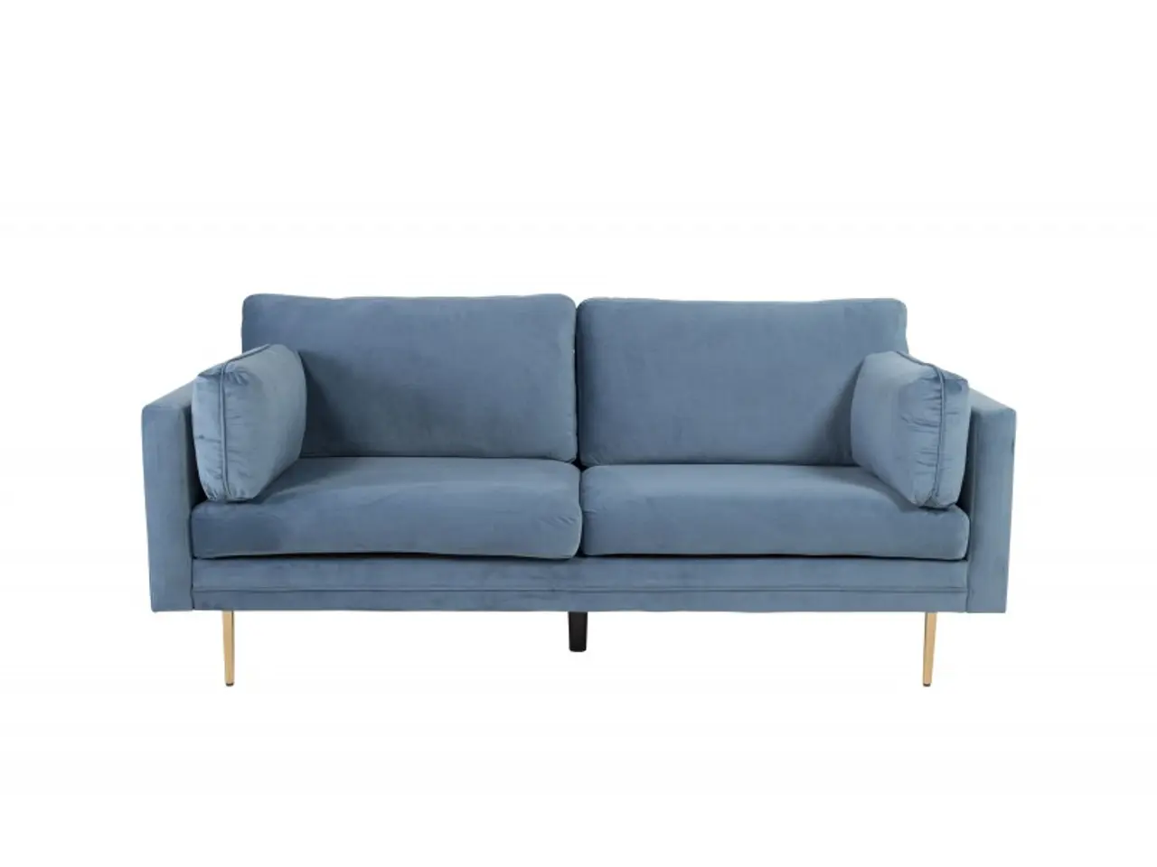 Billede 1 - Boom 3 personers Sofa - Blå og Messing