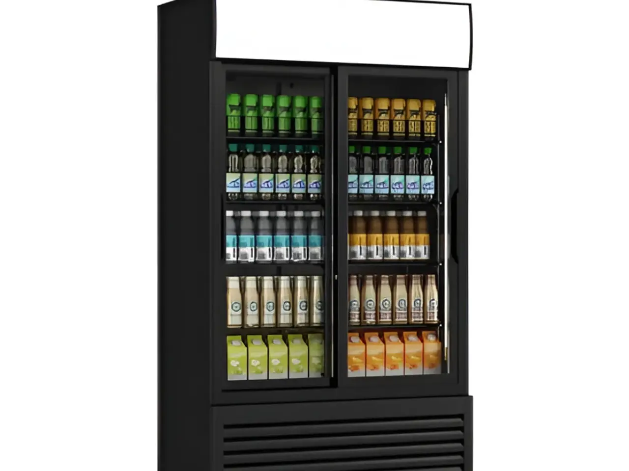 Billede 1 -  Displaykøleskab med Skydedøre (760L) & Lysskilt