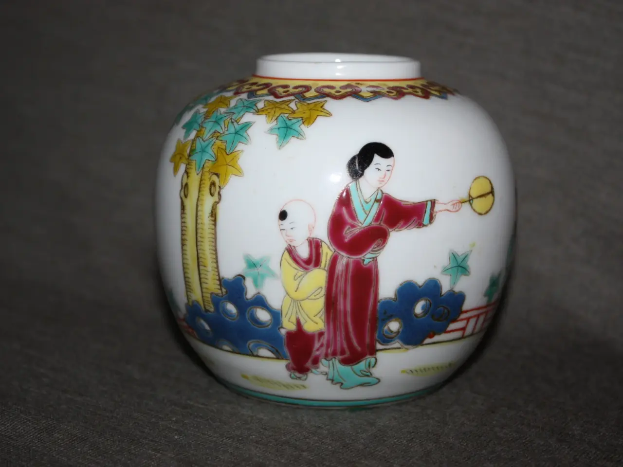 Billede 6 - Kinesisk vase højde højde 10 cm