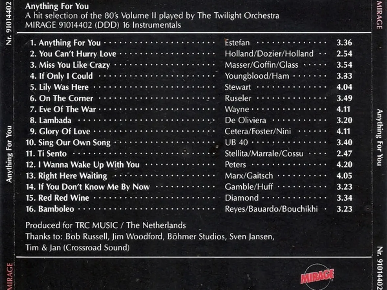 Billede 2 - The Twilight Orchestra – Anything For You – CD