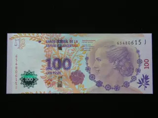 Argentina 100 Pesos 2014 P358 Unc.