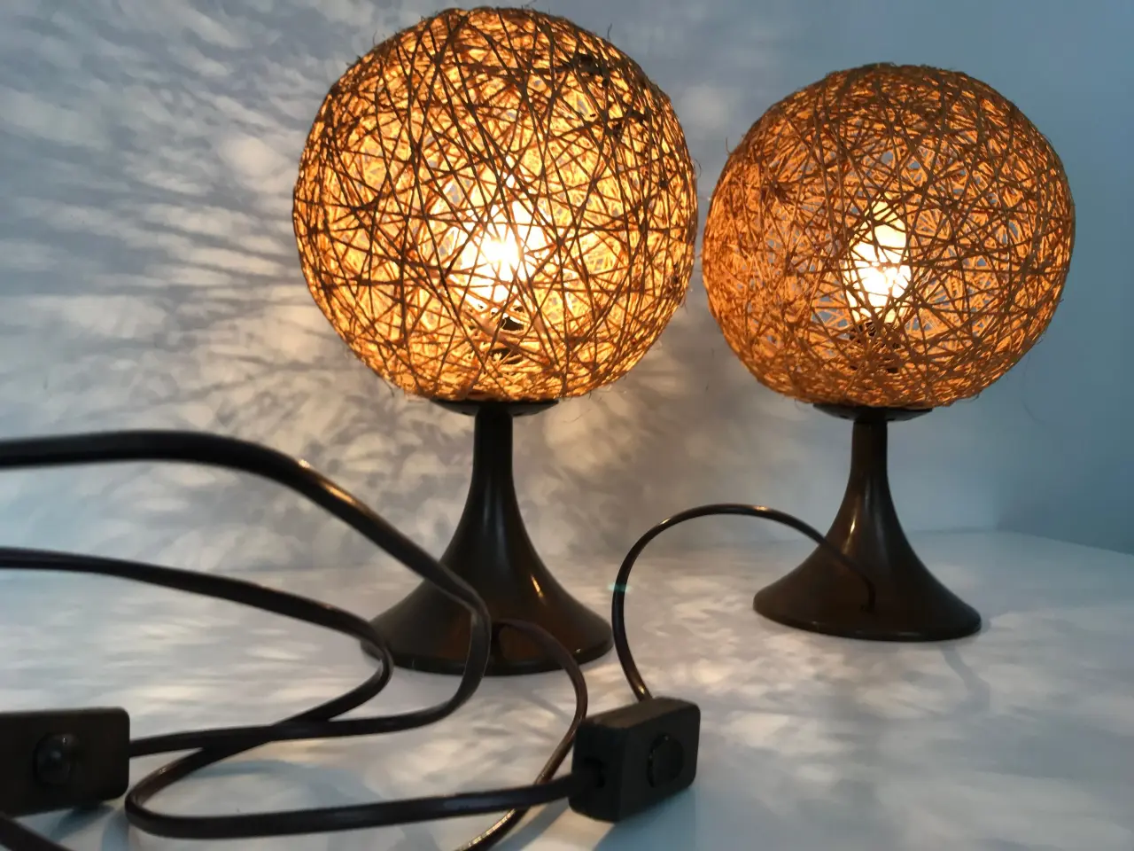 Billede 9 - 2 stk. retro bordlamper