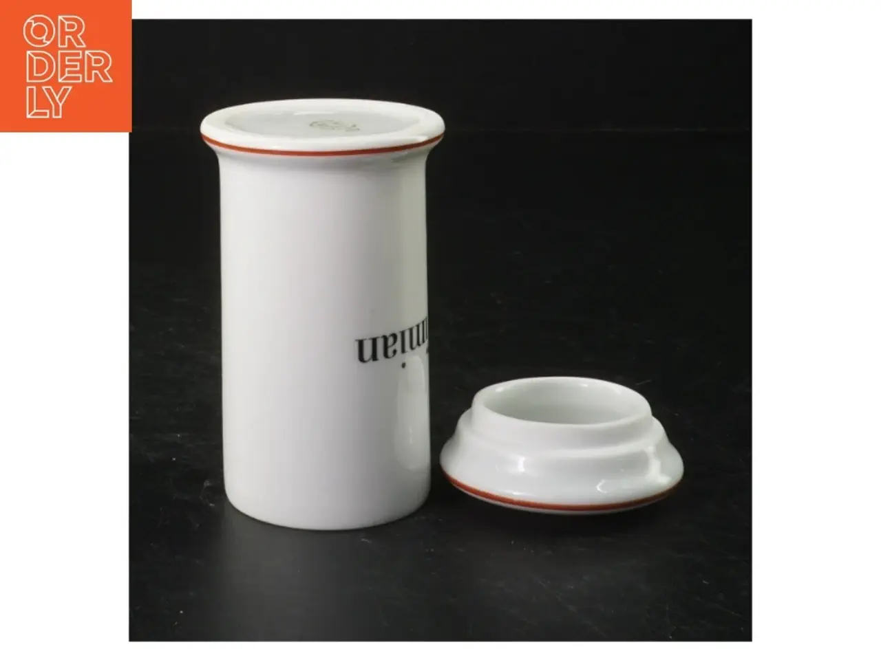 Billede 2 - Porcelænskrukke med låg