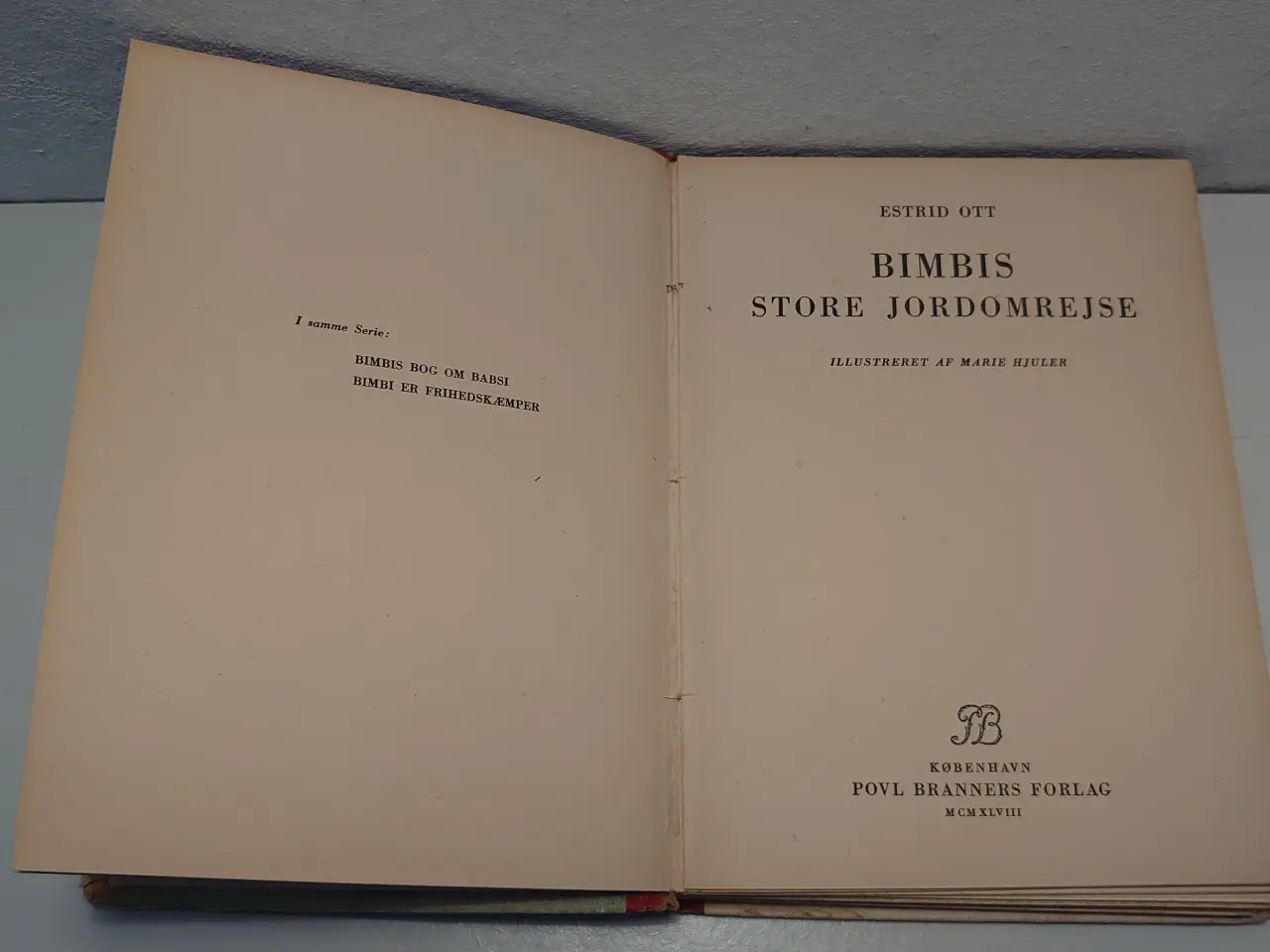Billede 3 - Estrid Ott: Bimbis store Jordomrejse.1937