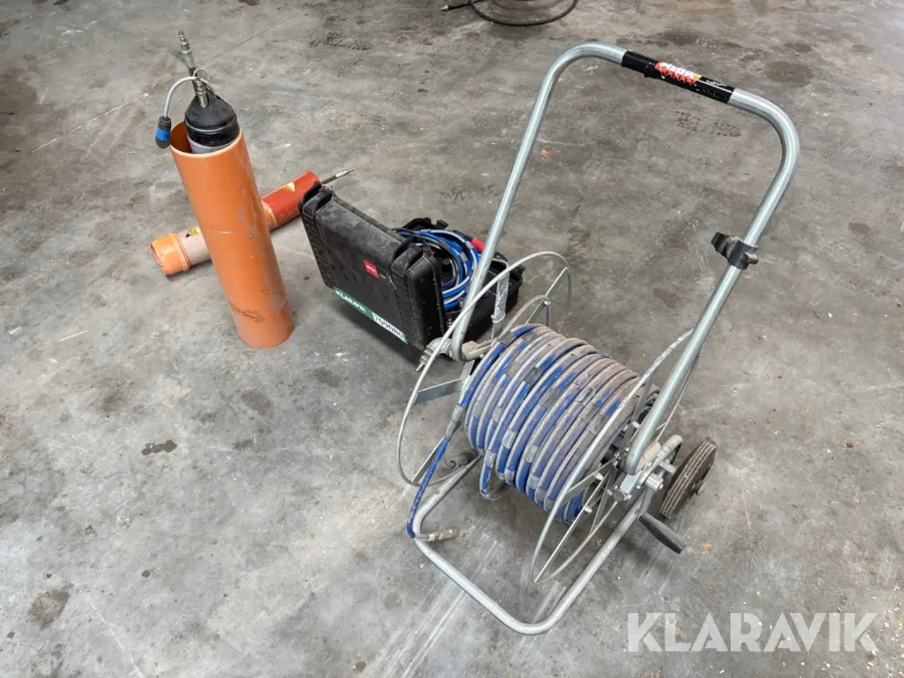 Billede 5 - Kloakrenoveringssystem MultiLining, slangevogn med ca. 40 m luftslange