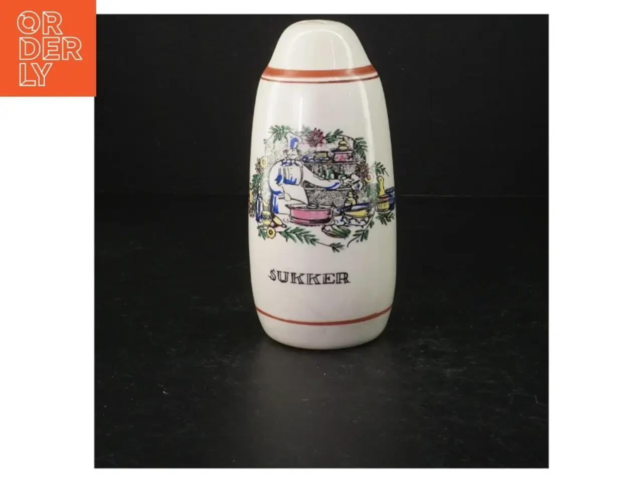 Billede 1 - Porcelæn Sukkerdåse (str. 16 cm)