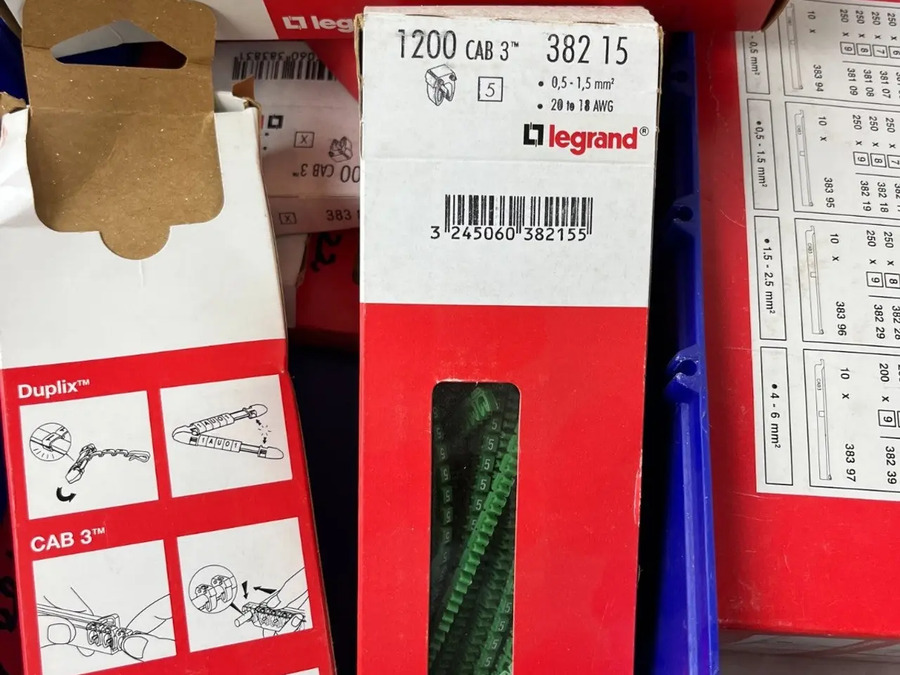Billede 4 - Legrand CAB 3 kabel Markers Number Sleeves blandet