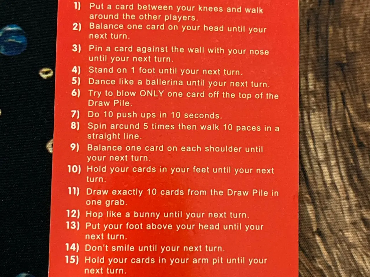 Billede 7 - UNO Dare Kortspil med udfordringer