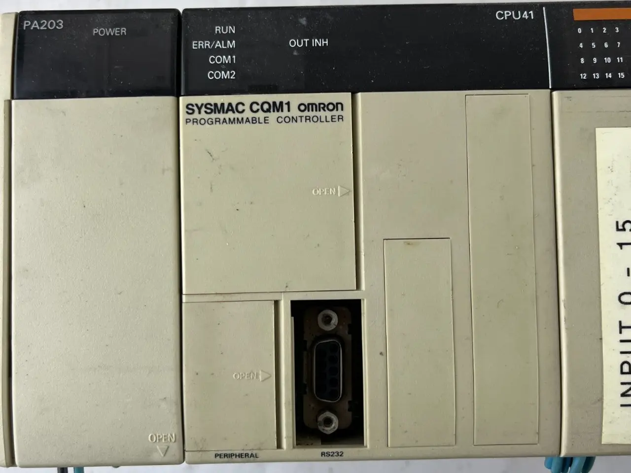 Billede 3 - Omron CQM1 CPU41 PLC System PA203 ID212 OD212 Rack