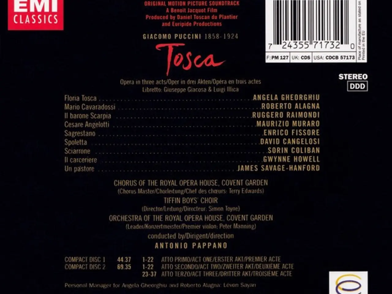 Billede 4 - Puccini* - Angela Gheorghiu – Tosca – 2CD