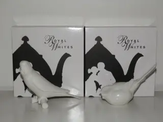 Ny Royal Whites Mejse figur i æske.