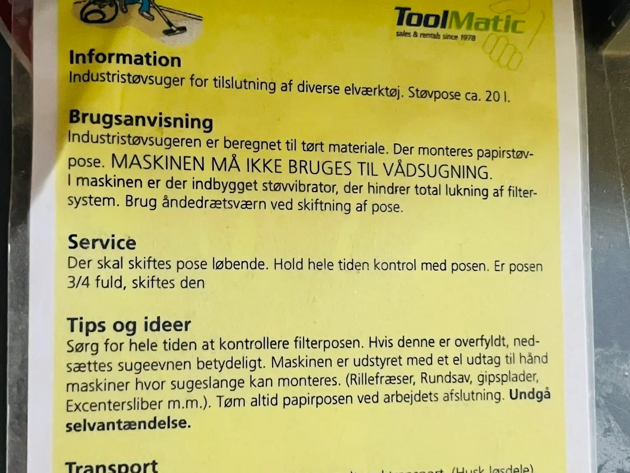 Billede 6 - Støvsuger RONDA 200H