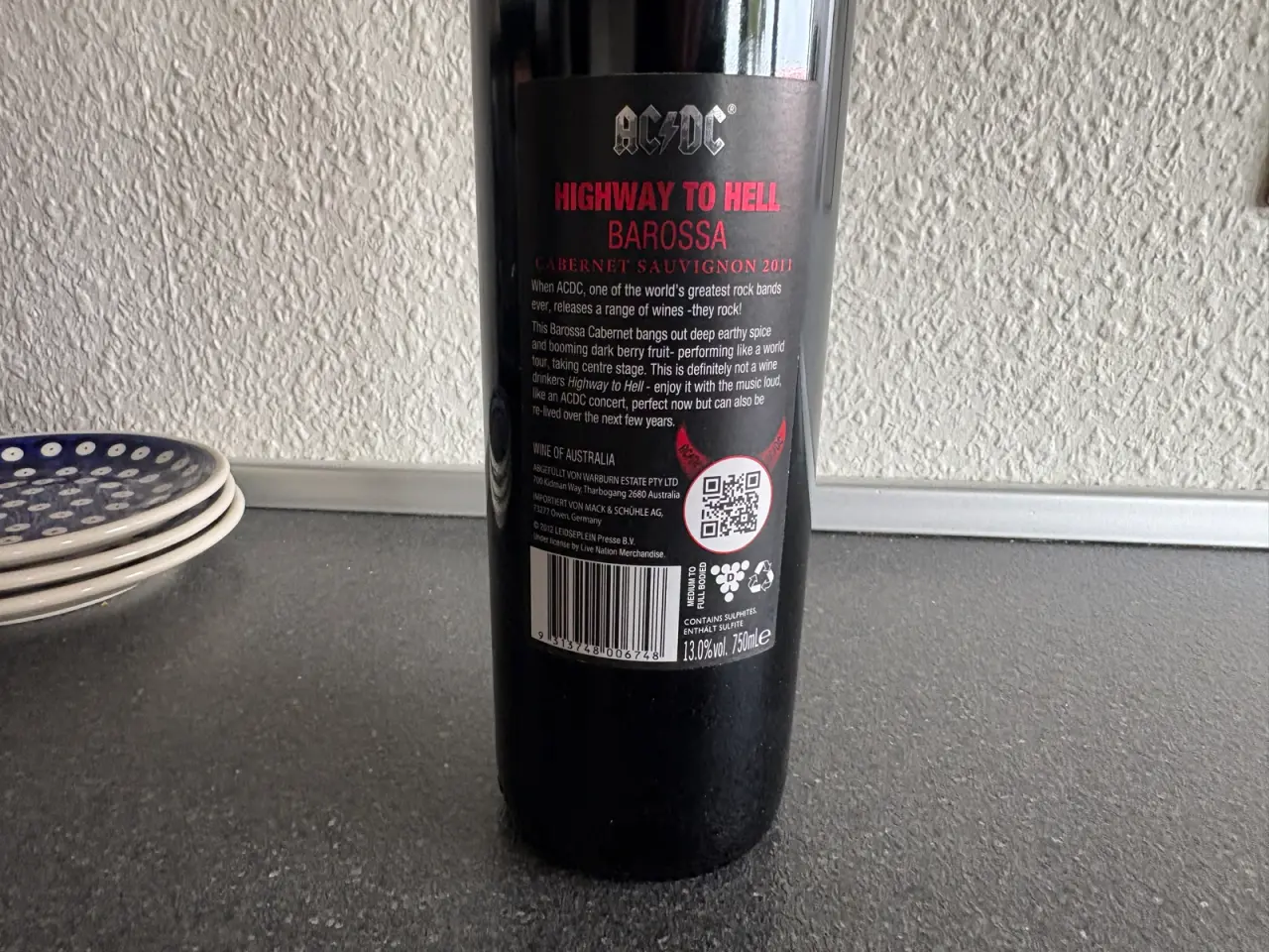 Billede 3 - SJÆLDEN AC/DC vin