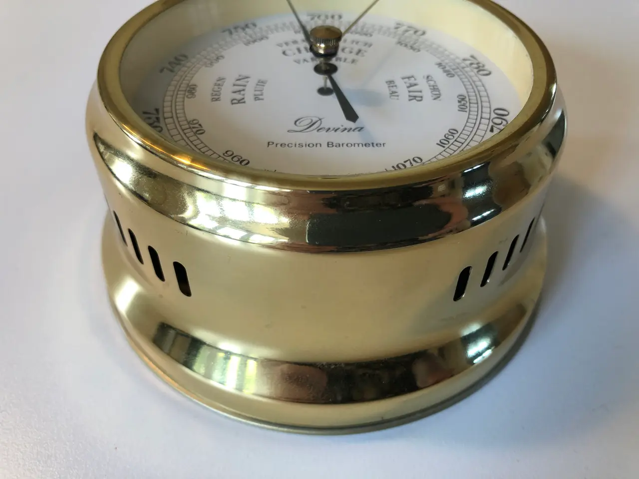 Billede 5 - Devina skibsbarometer i messing