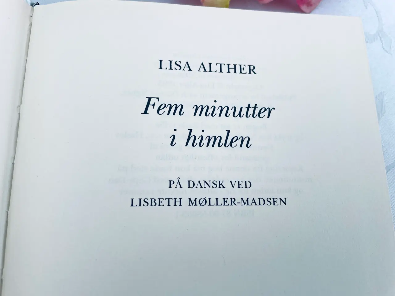Billede 3 - Fem minutter i himlen roman