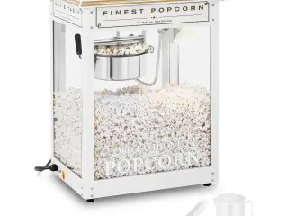Popcornmaskine 88 L – 1600 W – hvid og guld