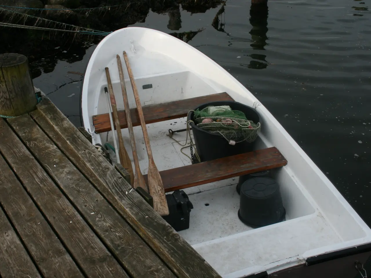 Billede 2 - Jolle m motor og reg trailer