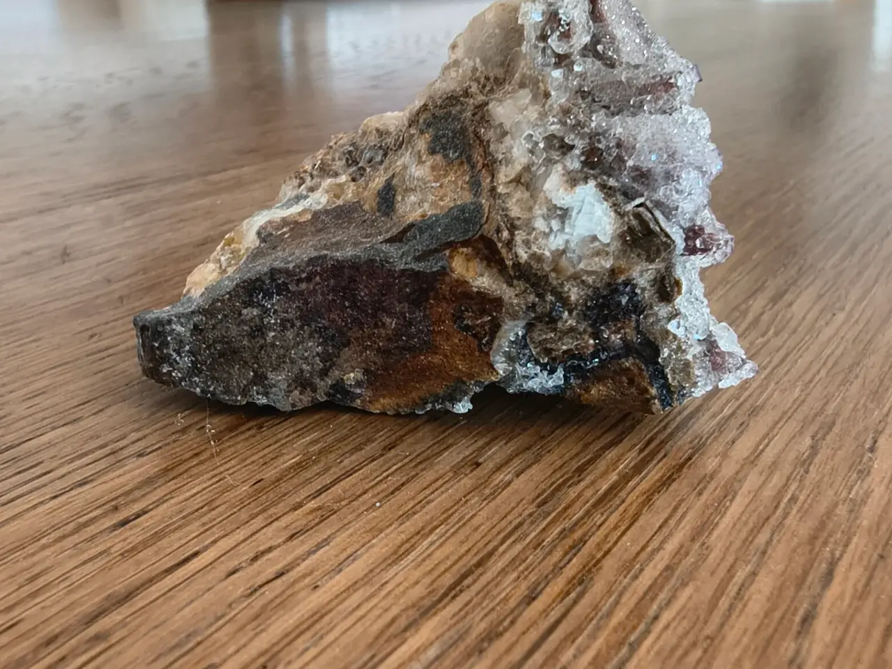 Billede 4 - Højkvalitets dog tooth calcit m. yttrium fluorit