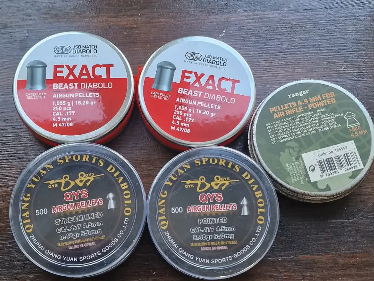 Billede 1 - 4,5 mm hagl - JSB Exact Beast & QYS