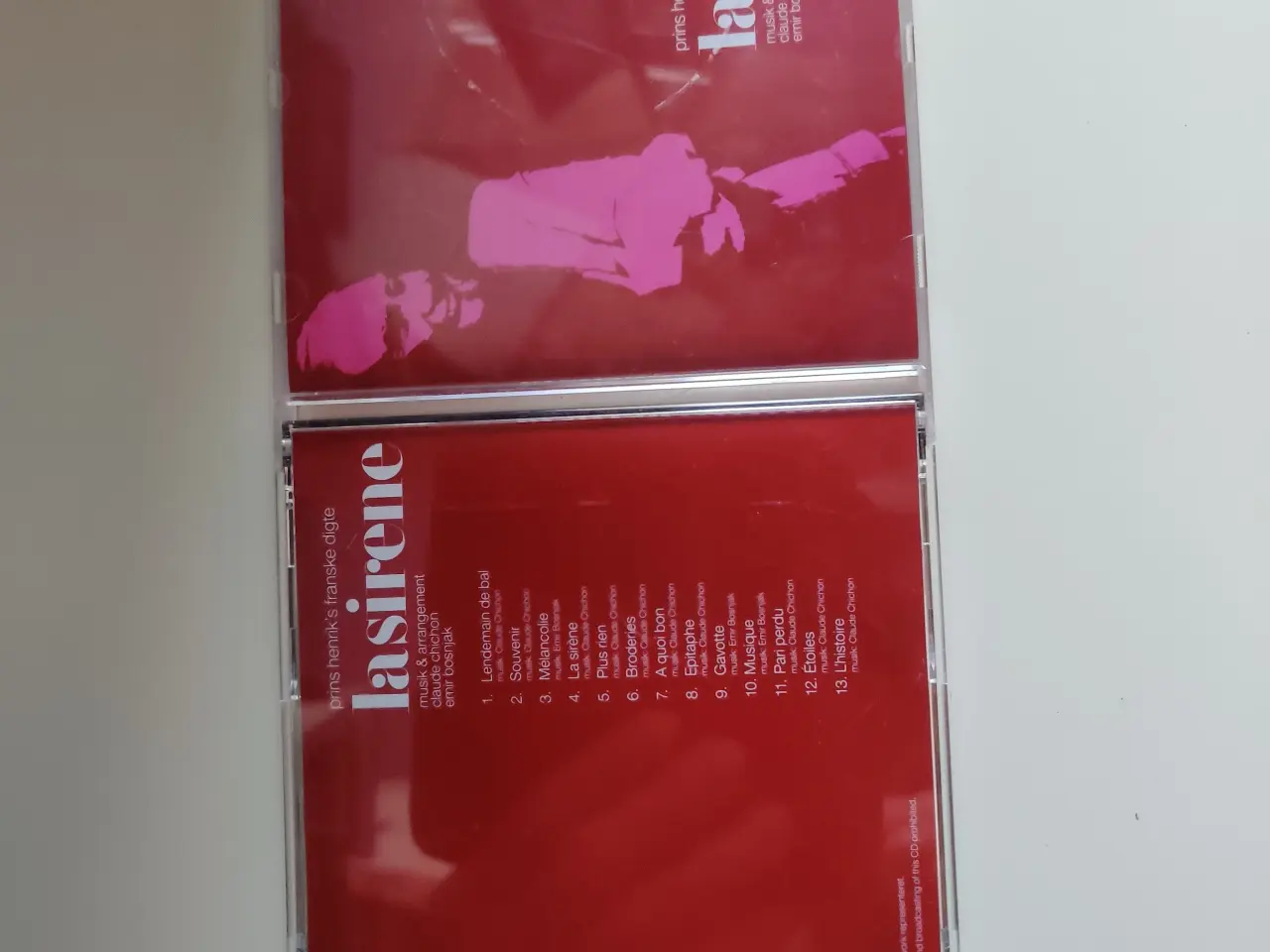 Billede 2 - Prins Henrik's franske digte Lasirene. CD