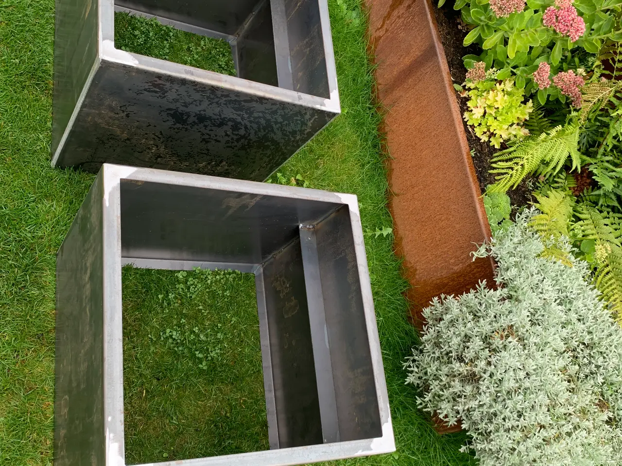 Billede 7 - Corten plantekasser 6 stk