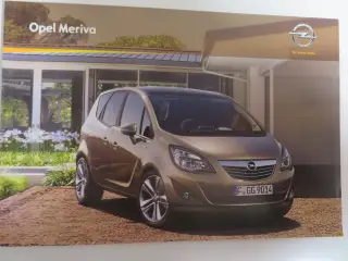 Opel Meriva. Salgs Brochure og Prisliste