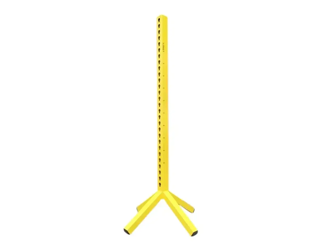 Billede 1 - Alu støtte 24mm nøglehul gul