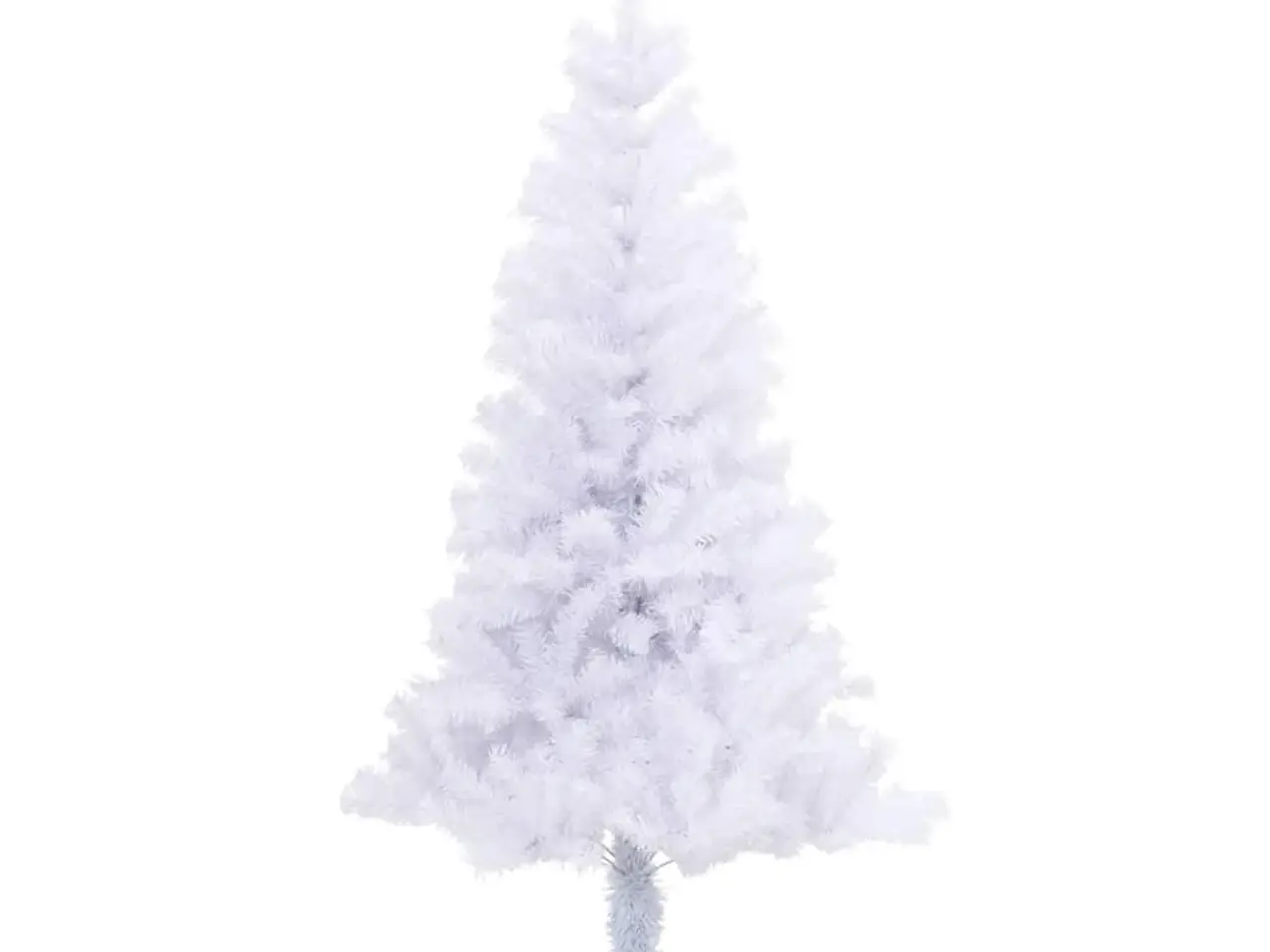 Billede 2 - Kunstigt juletræ med fod 120 cm - hvid