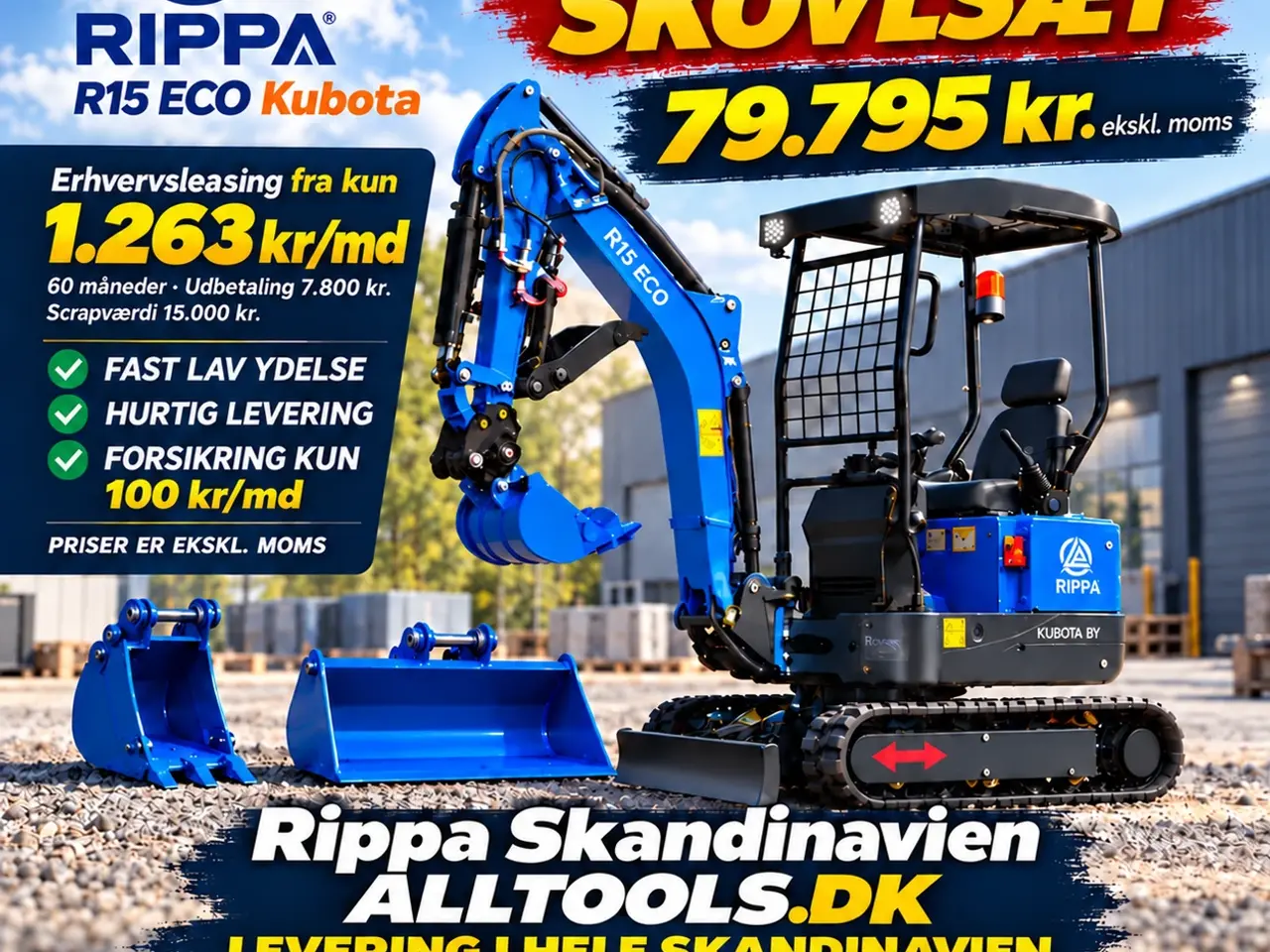 Billede 1 - Rippa R15 ECO Kubota