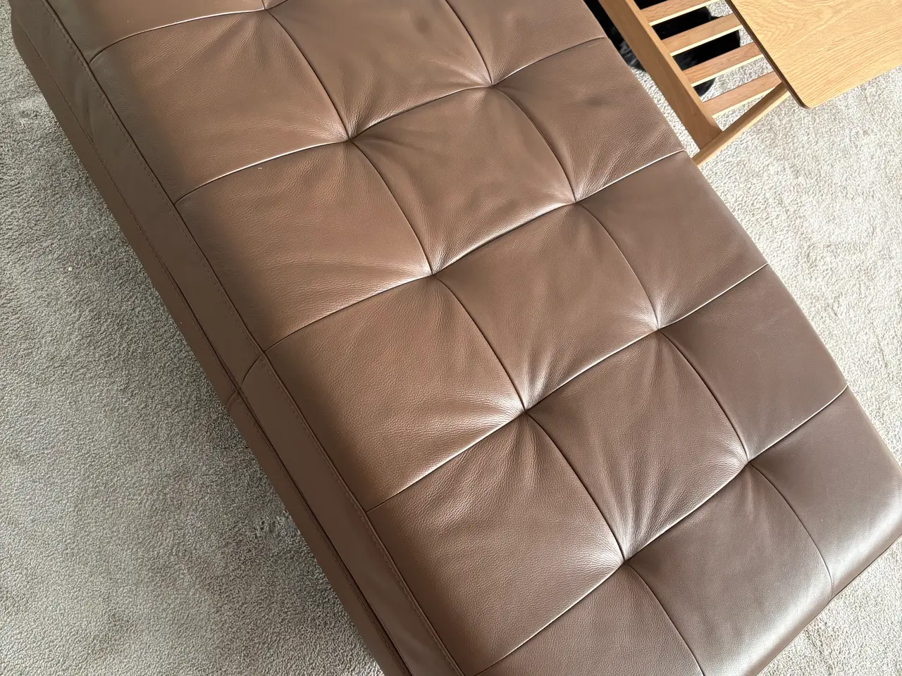 Billede 7 - Kelvin Giormani læder sofa med puff