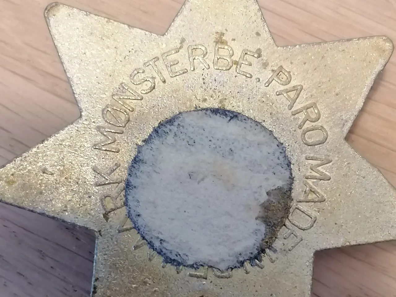 Billede 3 - Gamle store emalje stjerne lysestager 3 stk.