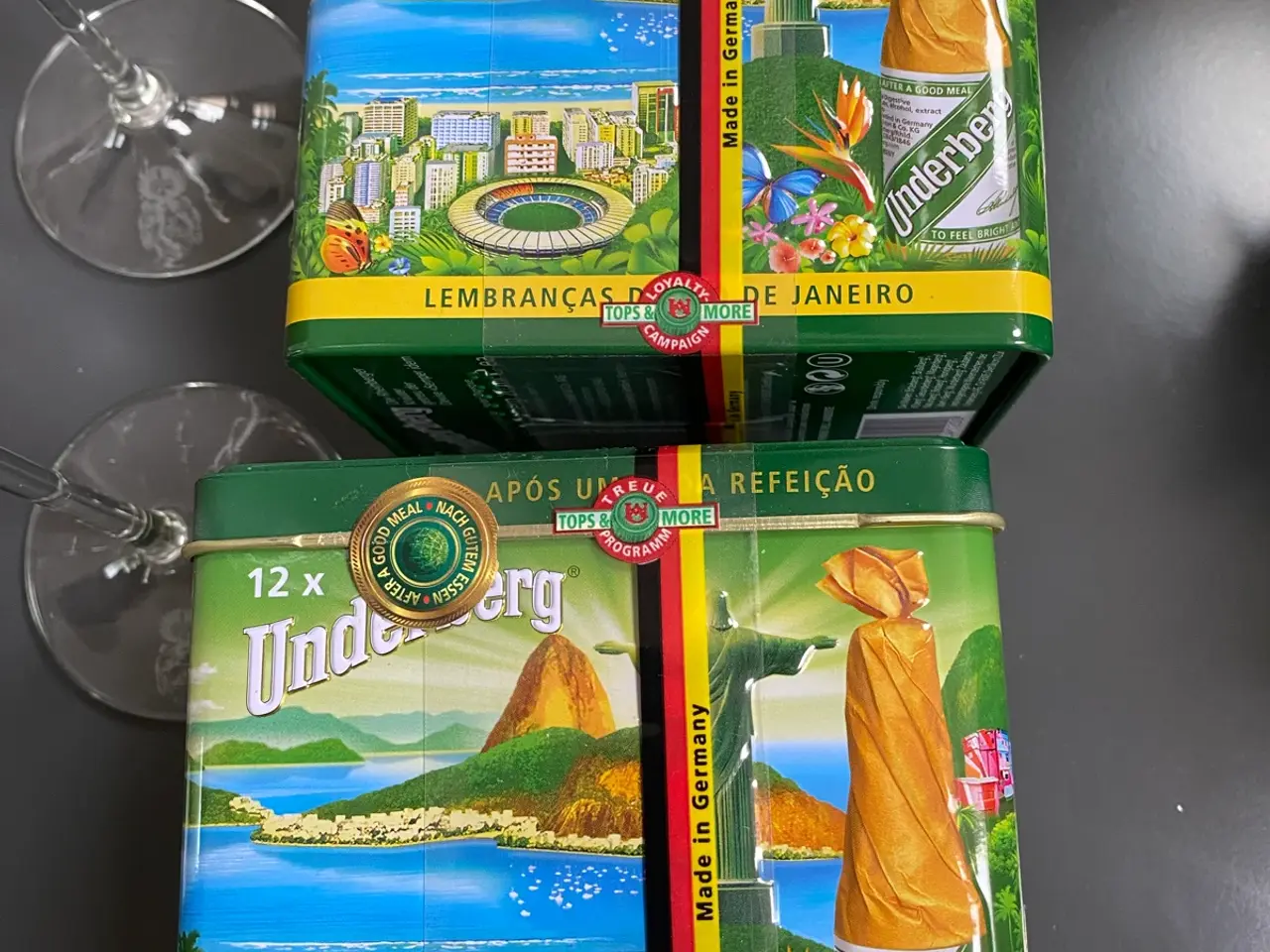 Billede 4 - Underberg høje glas og flasker