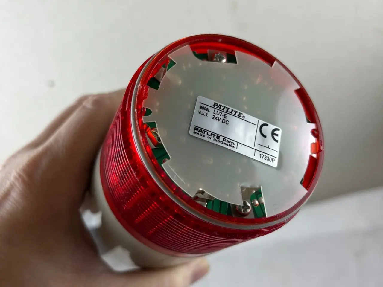 Billede 6 - Patlite LU7-02 Red LED Signal Tower Light 24V DC