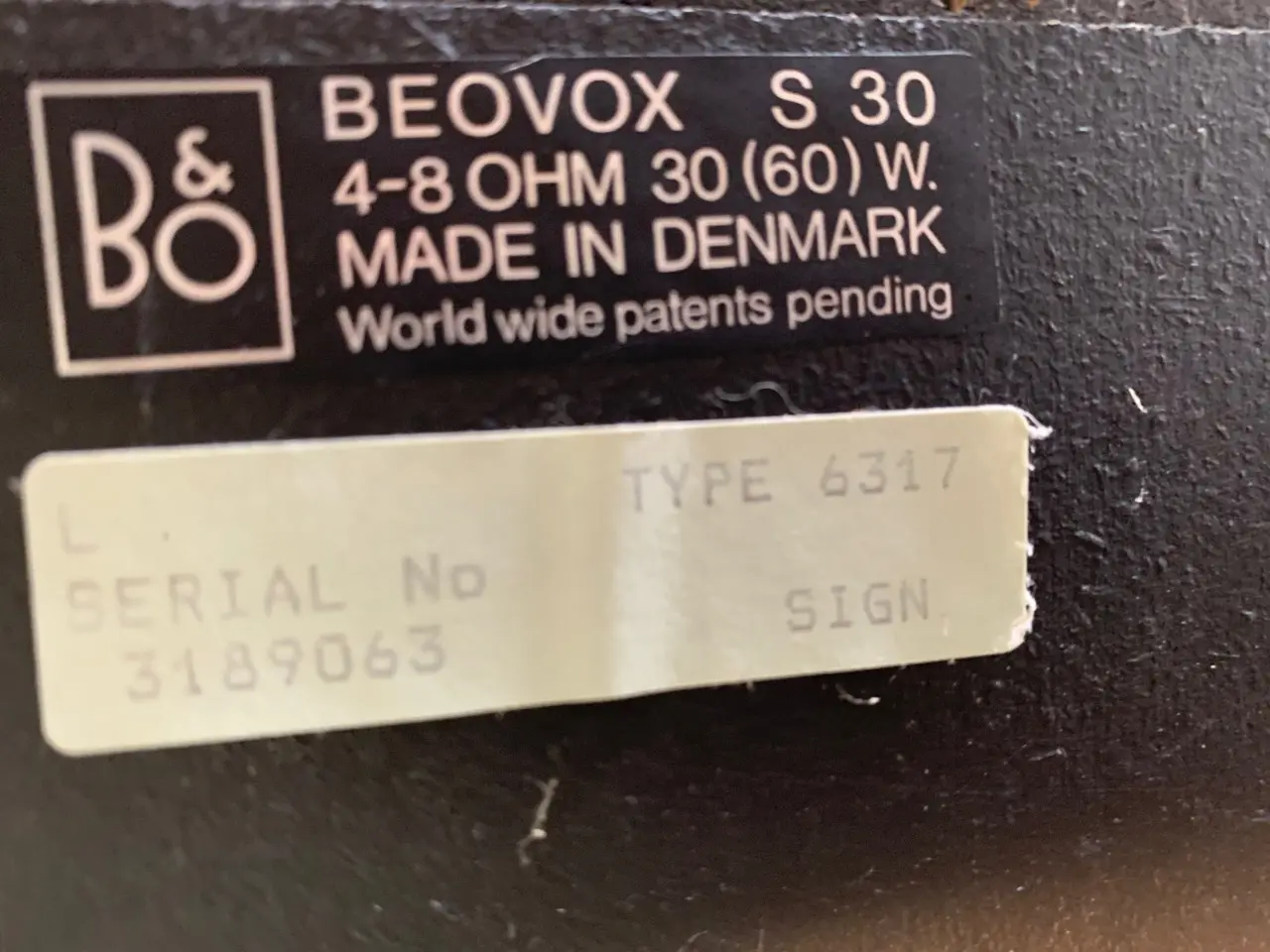 Billede 4 - Beovox S 30 type 6317 højttalere i fin stand